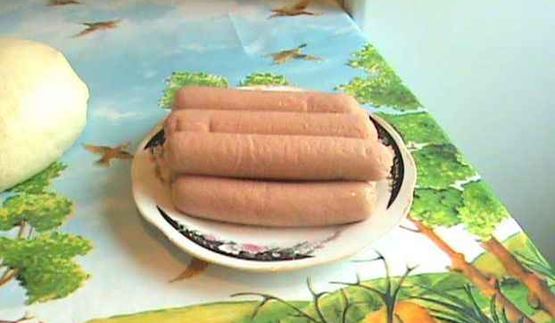 сосиски в дрожжевом тесте