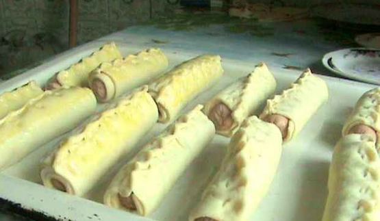 сосиски в дрожжевом тесте