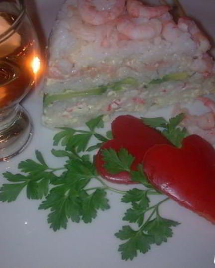 Рецепт суш-торта