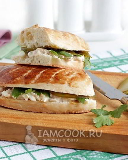 Рецепт сэндвича с тунцом