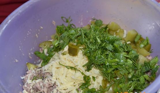 тарталетки с печенью трески