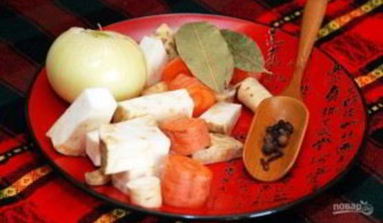 язык говяжий заливной