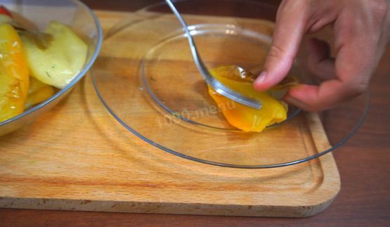 закуска из баклажанов с болгарским перцем к мясу