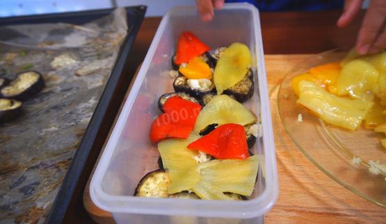 закуска из баклажанов с болгарским перцем к мясу