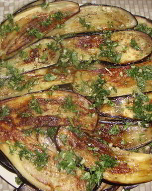 Закуска из баклажанов с шампиньонами