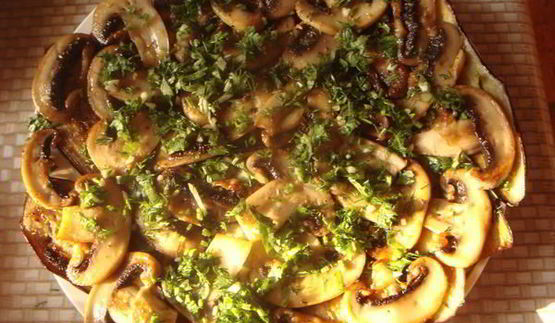 закуска из баклажанов с шампиньонами