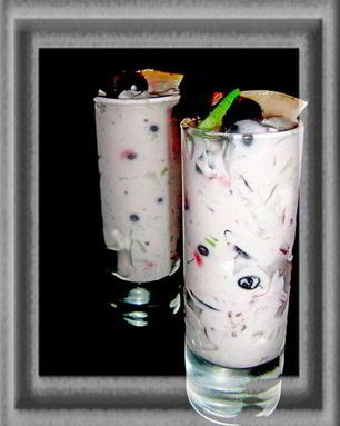 Закуска из сельди с черной смородиной