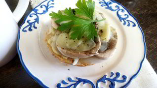 Закуска из шампиньонов