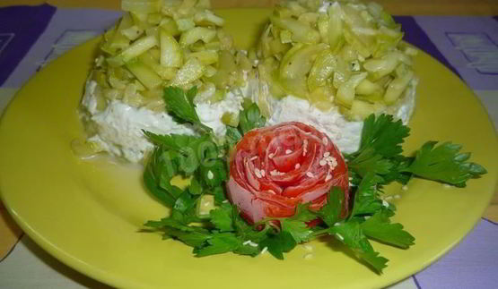 закуска из цуккини и брынзы