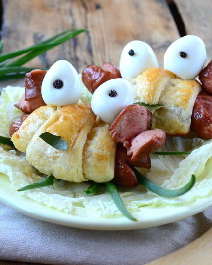 Рецепт закуски крабик