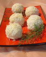 Закуска рафаэлло сырное с курицей