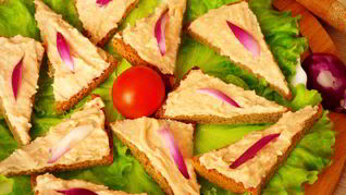 Закуски с икрой