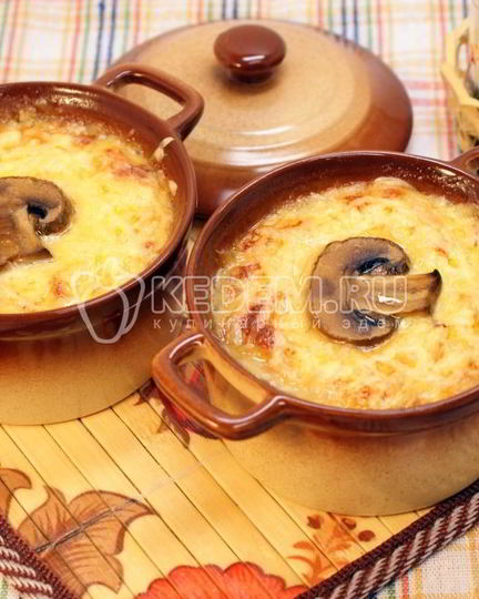 Рецепт жульена с грибами